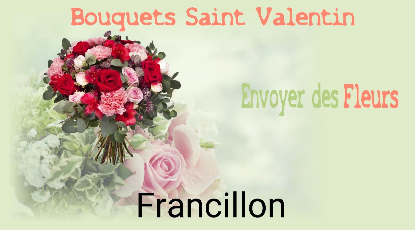 Roses de Saint-Valentin livrées à Francillon